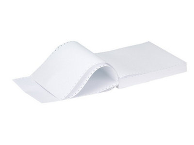 Q-Connect 11 Inches X370mm 1-Part 70Gsm Plain Listing Paper (Pack Of 2000) from B&Q