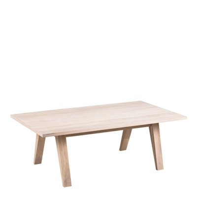 B&Q -  A-Line Coffee Table In White Oak