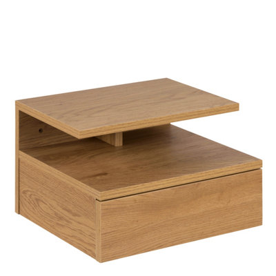 Furniture To Go Ashlan Bedside Table With Drawer In Oak Size 1
