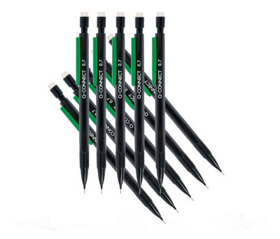Q-Connect Mechanical Pencils Medium Tip 0.7mm - Pack of 10 (KF01345) - Image 7