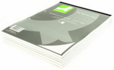 Q-Connect Quadrille Ruled Head Bound Refill Pad 80 Pages,white,a4 (Pack Of 10) from B&Q