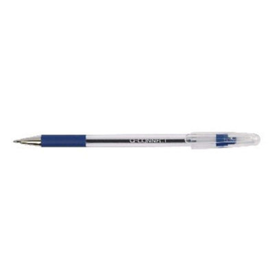 Q-Connect Grip Stick Ballpoint Pen Medium - Blue - Pack of 20 (KF02458) - Image 5