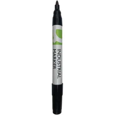 B&Q -  Industrial Marker Bullet Tip Black (Pack Of 10)