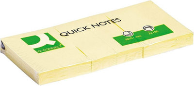 Q-Connect  Quick Notes 38 x 51mm Yellow (Pack of 12) Ref  - Image 5