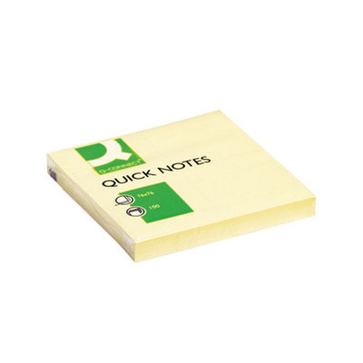 Q-Connect QuickNote Sticky Notes Pack of 12 Pads of 100 Sheets - KF10502 - Image 4