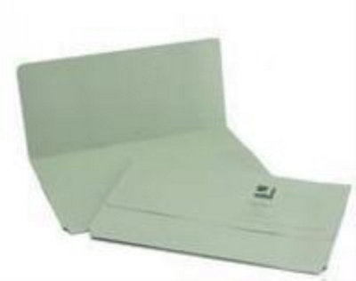 Pack of 50 Q-Connect Foolscap Green Document Wallets - Image 4