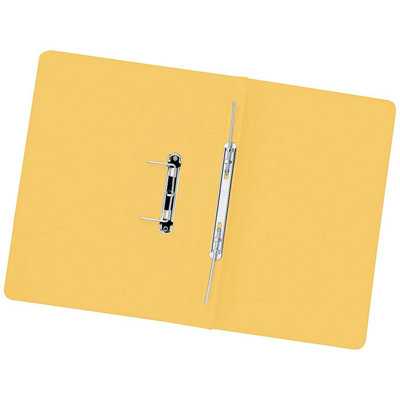 Q-Connect Transfer File 35mm Capacity Foolscap Yellow (Pack of 25) KF26057 - Image 3