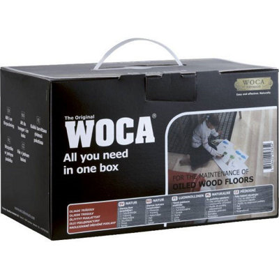 WOCA DK Woca Maintenance Kit For Natural Oiled FloorsNatural from B&Q