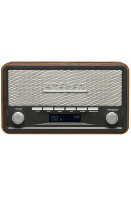 Denver Dab-18 Vintage Retro Style Stereo Dab/dab+ And Fm Radio With Bluetooth from B&Q