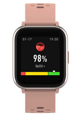 Denver Sw-164 Rose Bluetooth Smartwatch With Health Tracking Features from B&Q