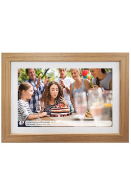 Denver Pff-1542Lw 15.6-Inch Full Hd Wi-Fi Digital Photo Frame With Frameo App from B&Q
