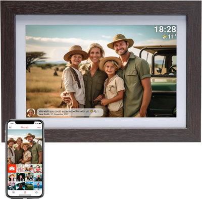 Denver Frameo Pff-1042Dw Digital Photo Frame 10.1" With 16Gb Storage