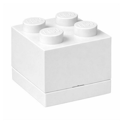 B&Q -  Mini Box 4 Storage Brick Box White