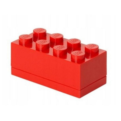 LEGO Mini Box 8 Storage Brick Red - Image 4