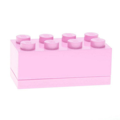 B&Q -  Mini Box 8 Storage Brick Light Pink