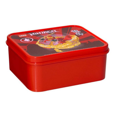 Lego Ninjago Kai Lunch Box Kids Food Storage Container Red