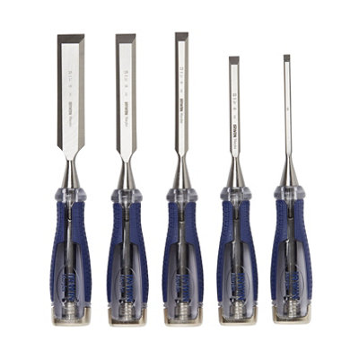 Irwin Marples 5 Piece Wood Chisel Set Ms750 Blue