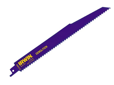 Irwin 966R Demolition Sabre Saw Blade 225Mm 6 Tpi Pack Of 5