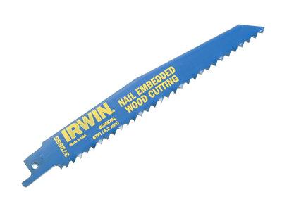 Irwin Sabre Saw Blade 956R 225Mm Nail Embeded Wood Pack Of 5 Irw10504158