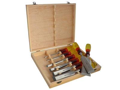 Irwin Marples M373 8 Piece Bevel Edge Chisel Set Splitproof 1977911  Wood - Image 6