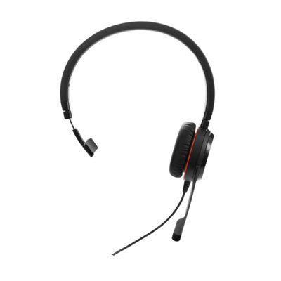 Jabra Evolve 30 Ii, Unified Communications Certified Mono Corded Headset With Call Control Unit, Noise-Cancelling Microphone, Led