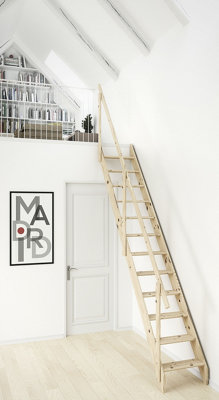 Staircase Kit Space Saving Dolle Madrid from B&Q