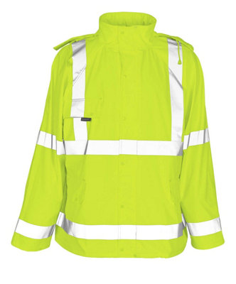 Mascot Safe Aqua Feldbach Rain Jacket (Hi-Vis Yellow)  (Xx Large) from B&Q