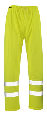 Mascot Safe Aqua Wolfsberg Rain Trousers (Hi-Vis Yellow)  (X Large) from B&Q