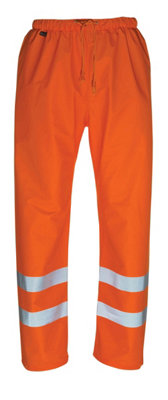 Mascot Safe Aqua Wolfsberg Rain Trousers (Hi-Vis Orange)  (Xxxx Large) from B&Q