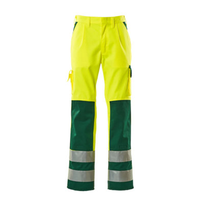 Mascot Safe Compete Olinda TrousersHi-Vis Yellow   (35.5) (Leg LengthRegular) from B&Q