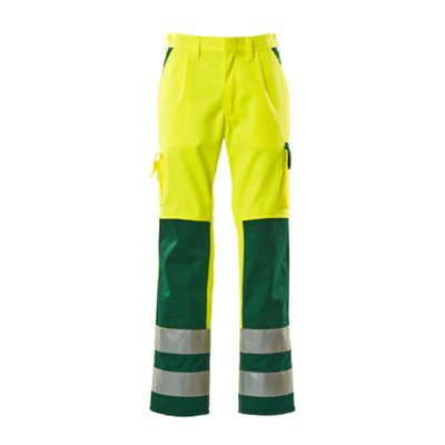 Mascot Safe Compete Olinda TrousersHi-Vis Yellow   (36.5) (Leg LengthRegular) from B&Q