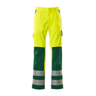 Mascot Safe Compete Olinda TrousersHi-Vis Yellow (Hi-Vis Yellow/green)  (50.5) (Leg LengthShort) from B&Q