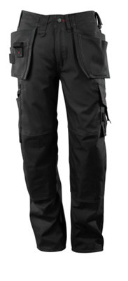 B&Q -  Frontline Lindos Craftsmen's Trousers (Black)  (32.5) (Leg LengthRegular)