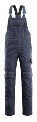 Mascot Multisafe Freibourg Bib & Brace (Dark Navy Blue)  (42.5) (Leg LengthRegular) from B&Q