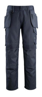 Mascot Industry Springfield Craftsmen's TrousersDark Navy Blue   (31.5) (Leg LengthLong) from B&Q