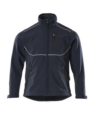 Mascot Industry Tampa Softshell Jacket (Dark Navy Blue)  (X Large) from B&Q