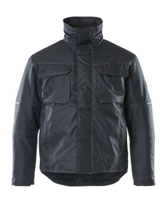 Mascot Dark/Blue Industry Columbus Winter Jacket ( Navy Blue) ) Small