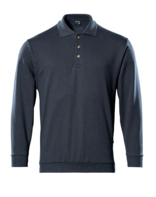 Mascot Crossover Trinidad Polo Sweatshirt (Dark Navy)  (Xxxx Large) from B&Q