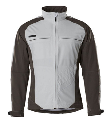 Mascot Unique Dresden Softshell Jacket (White/dark Anthracite)  (X Small) from B&Q