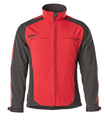 Mascot Unique Dresden Softshell Jacket (Red/black)  (X Large) from B&Q