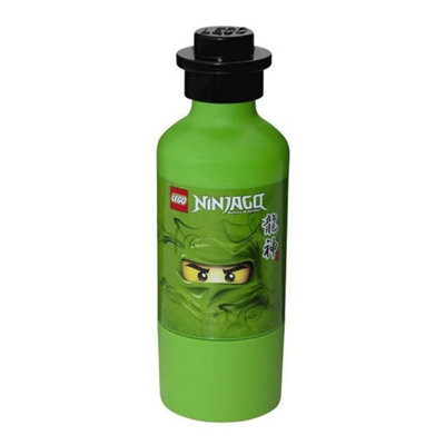LEGO NINJAGO Lego Lloyd Ninjago 0.4L Drinking Bottle Green from B&Q