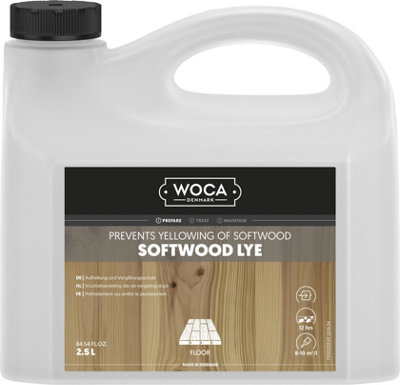 WOCA DK Woca Softwood Lye 2.5L For Wood Floors from B&Q
