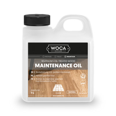WOCA DK Woca Maintenance Oil For Oiled Wood FloorsNatural 1 Litre from B&Q