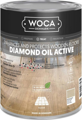 WOCA DK Woca Diamond Oil Active2.5 Litres Extra White from B&Q