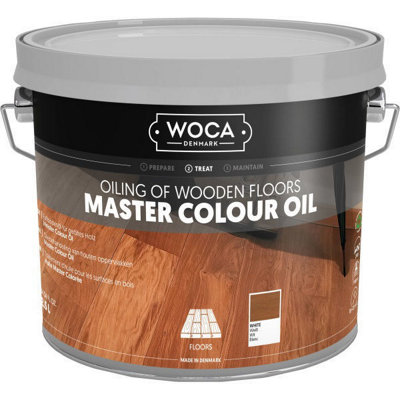 WOCA DK Woca Master Colour OilWhite 2.5L from B&Q
