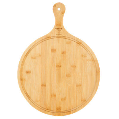 Kettler Cozze Pizza Board Bamboo With Handle 35Cm Diameter from B&Q