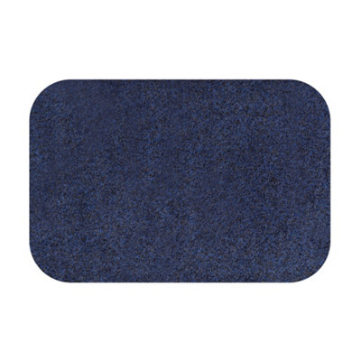 Kleen-Tex Turtle Mat Plain Latex Blue 50X75 from B&Q