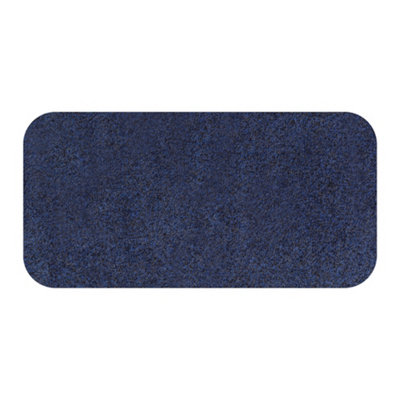 Kleen-Tex Turtle Mat Plain Latex Blue 75X150 from B&Q