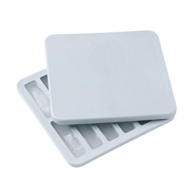 Eddingtons Ice Cube Tray: Rectangular Ice Cube Maker Tray With Lid from B&Q