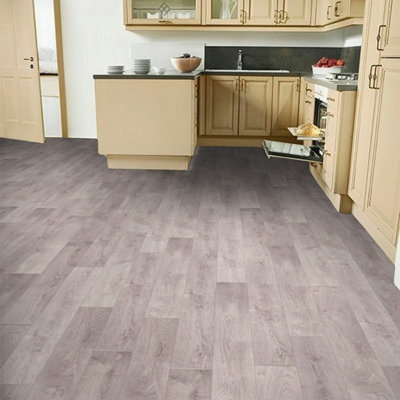 571 Tavel Roma Wood Effect Lino Flooring Sheet Vinyl Flooring -2m(6'6") X 3m(9'9")-6m² - 6